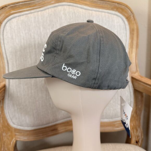 New Boco Gear Public Lands Hat Cap Gray 7 Panel Adjustable Strap 100% Cotton - Picture 5 of 12
